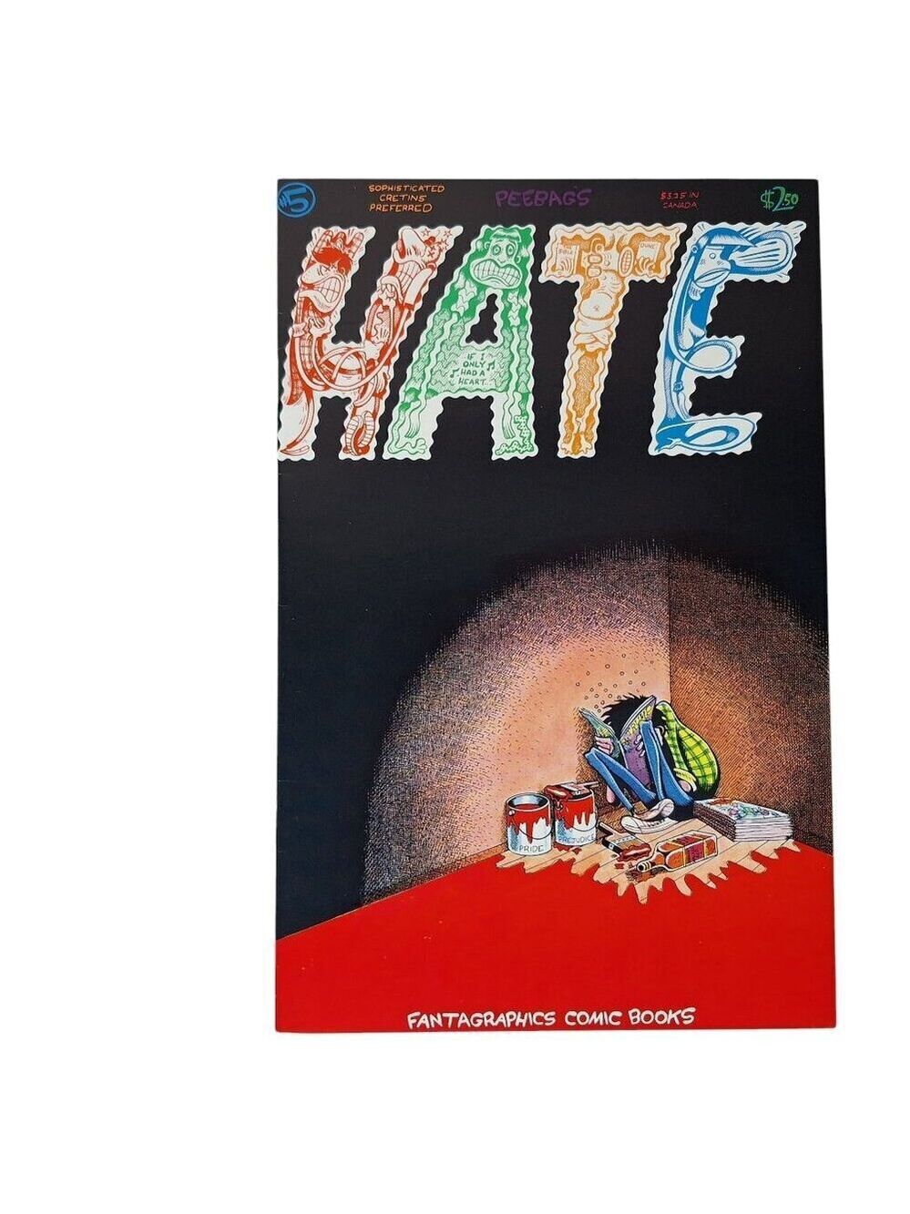 Fantagraphics Hate 5 1991 Comic Book Bagged Boarded